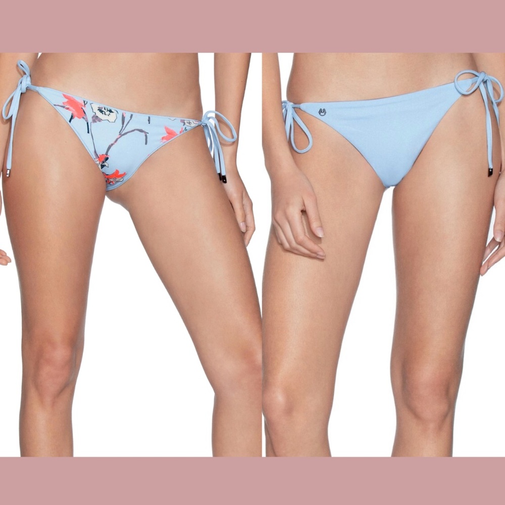 NEW Maaji [ XS ] Sandbar Sunny Bikini‎ Bottom In Blue Floral